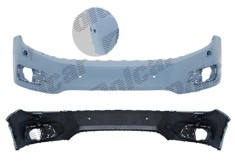 Bara fata Volkswagen Tiguan (5n2), 04.2011-05.2016, Track&amp;amp;Field, cu gauri pentru spalator si senzori de parcare; grunduit