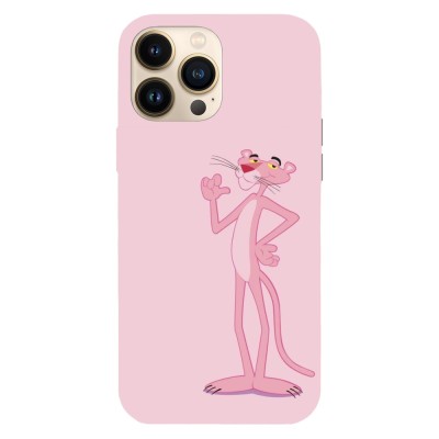 Husa compatibila cu Apple iPhone 12 model Pink Panther, Silicon, TPU, Viceversa foto