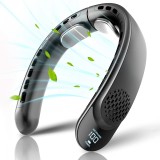Ventilator Portabil Gat Techsuit S8, 4000mAh, 3 Viteze, Silentios, USB-C, Autonomie 7h, Negru