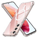 Husa Samsung Galaxy S21 5G Techsuit Shockproof Clear Silicone MagSafe, transparenta