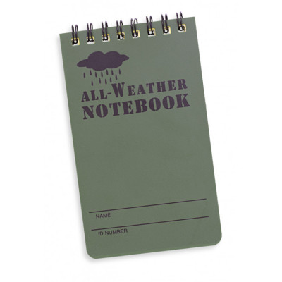 NoteBook Caiet Notite Rezistent la Apa All Weather 12.1x7.6cm Albainox 39191 foto