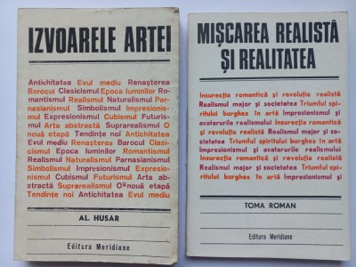 IZVOARELE ARTEI- AL. HUSAR + MISCAREA REALISTA SI REALITATEA - TOMA ROMAN foto