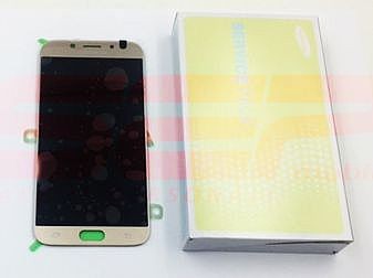 LCD+Touchscreen Samsung Galaxy J7 2017 / J730 GOLD original foto
