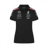 Mercedes AMG Petronas tricou polo de damă Driver black F1 Team 2024 - XL