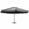 vidaXL Umbrelă de soare cu st&acirc;lp aluminiu, antracit, 600 cm