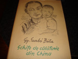 Szabo Bela - Schite de calatorie din China- autograf - 1959 - album