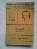 (C427) BALZAC - MOS GORIOT - TEXTE COMENTATE