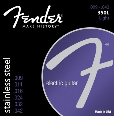 Corzi chitara electrica Fender 350L Stainless Steel Ball End 9-42 foto