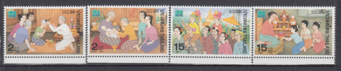 THAILANDA 2000 FAMILIE SERIE MNH