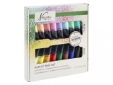 Set 18 culori acrilice, pastel si de baza, Fine Art, Nassau