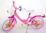 Bicicleta pentru fete LOL Surprise, 18 inch, culoare roz, frana de mana fata si PB Cod:81835-IT