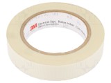 Bandă Electroizolantă Albă 25mm x 33m Silicon 3M