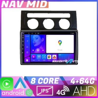 Navigatie VW Touran 2003 2009 clima automata KIT touran2 EDOTEC-LITE Android Ecran 720P Octa Core 4 64 Carplay CarStore Technology foto