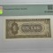 bancnota 1 leu 1966 gradata PMG66