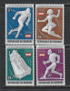 Burundi 1976 - Jocurile Olimpice de Iarna - Innsbruck 4v SERIE INCOMPLETA MNH, Nestampilat