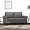 vidaXL Canapea cu 2 locuri, gri, 120 cm, piele ecologică 359501