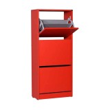 Cumpara ieftin Pantofar Adore Slim, 3 compartimente, capacitate 12 perechi incaltaminte, 51 x 119 x 26 cm