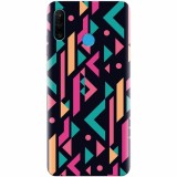 Husa silicon pentru Huawei P30 Lite, Alien Geometrics