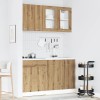 VidaXL Set dulapuri de bucătărie Lyon 4 piese Artisan Stejar lemn prelucrat 3328574