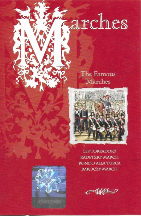 Casetă audio The Famous Marches, originală