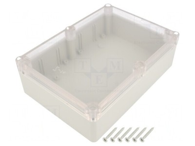 Carcasă Universală ABS Gri 126x176x57mm cu Garnitură foto