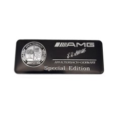 Emblema AMG pentru Mercedes, 8x3cm, negru