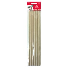 Baghete din Lemn Daco Bete Groase, 6 Buc/Set, 9mm x 30 cm, Natur, Accesorii Creatie, Accesorii Craft, Bete Groase de Lemn, Bete din Lemn Groase, Betis foto