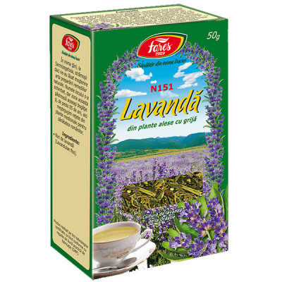 Ceai de Lavanda Flori 50gr Fares foto