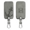 Husa Cheie Auto pentru Renault / Dacia - 4 Butoane - Keyless Go, Piele nabuc, Gri, 48565.07