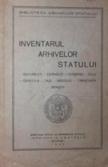 INVENTARUL ARHIVELOR STATULUI