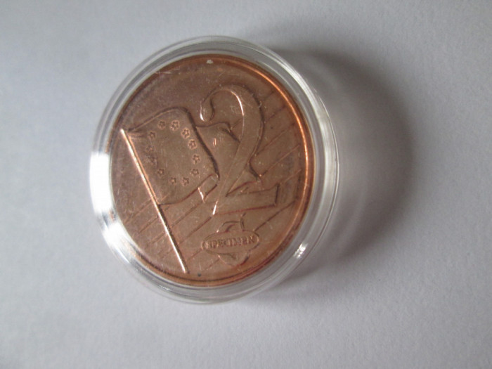 Cehia/Republica Cehă 2 Euro Cent 2003 moneda specimen proba/test