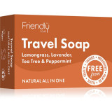 Friendly Soap Travel Soap Hair &amp; Body săpun natural pentru corp si par 95 g