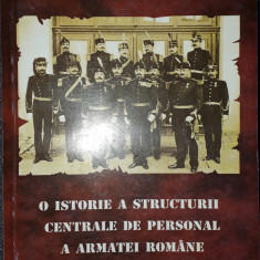 I. Gurgu, V. Manea- O istorie a structurii centrale de personal a armatei romane