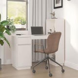 Birou, alb, 110x53x117 cm, lemn masiv de pin