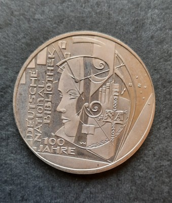 10 Euro &amp;quot;Deutsche Nationalbibliothek&amp;quot; 2012, Germania - G 4330 foto