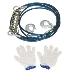 Cablu tractare, izolat, cu amortizare, 8 mm x 4 m