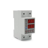 Releu protectie supratensiune, subtensiune, supracurent cu anclansare automata, ecran digital LED, EARU 63A