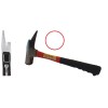 Ciocan cu gheara si varf spintecat, FS-10896, cu suport magnetic pentru cuie, 815g 0.815 Kg