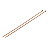 Set 2 andrele drepte din bambus Crisalida, dimensiune 4.5 mm