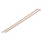 Set 2 andrele drepte din bambus Crisalida, dimensiune 4.5 mm