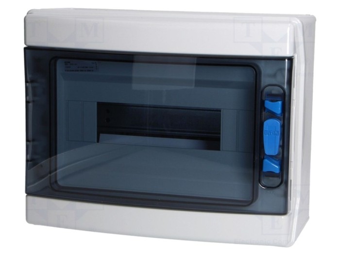 Carcasă Modulară IP65 Albă ABS 12 Module