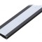 Profil Aluminiu Negru LED 1m Flat8 Set Premium