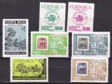 Costa Rica 1974/76 UPU MI 873-874/ 942-946 MNH