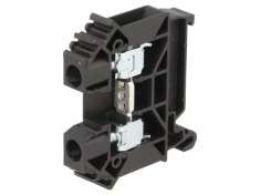 Conector de Șine 0,5-10mm&sup2; 2 Borne TS35 Negru