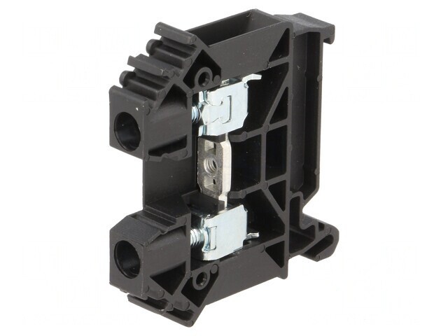 Conector de Șine 0,5-10mm&sup2; 2 Borne TS35 Negru