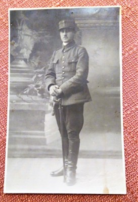 Ofiter roman cu sabie - G. Maksay, Fotograful Curtei Regale, Galatz foto