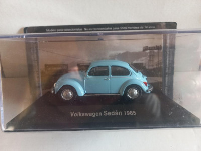 Macheta Volkswagen Sedan - 1985 1:43 Deagostini Mexic foto