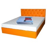 Saltea cu arcuri, Pluto Traditional Spring Comfort 140x200x20cm, cu plasa de arcuri tip Bonell, husa detasabila tricot, hipoalergenica, fermitate medi