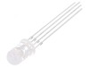 LED RGB 4,9mm Convex 100&deg; - Temperaturi de Funcționare: -30&deg; p&acirc;nă la 85&deg;C, Optosupply