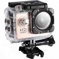 Camera Sport iUni Dare 50i Full HD 1080P, 5M, Waterproof, Auriu foto